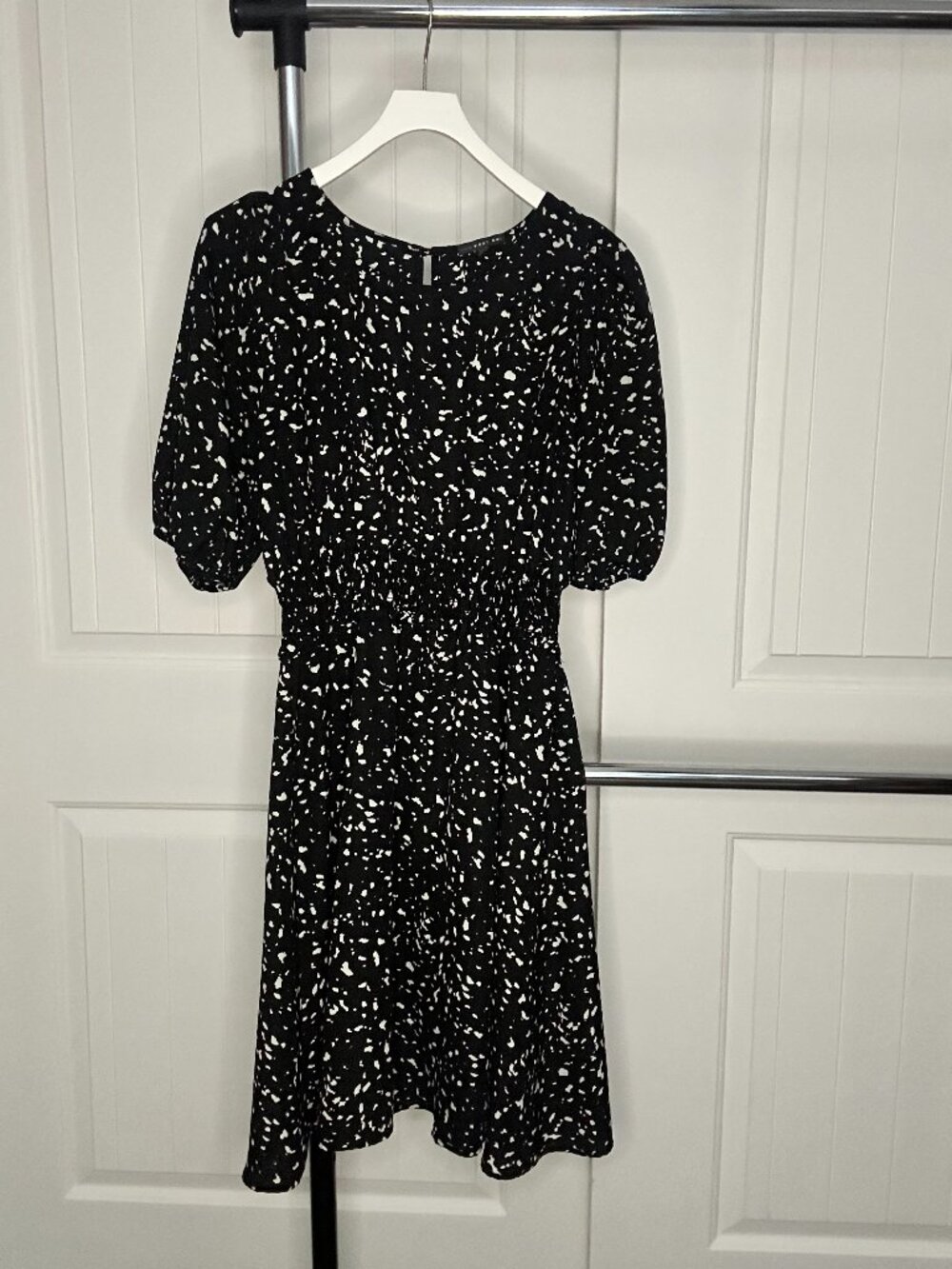 WEST KEI black and cream dress | size small